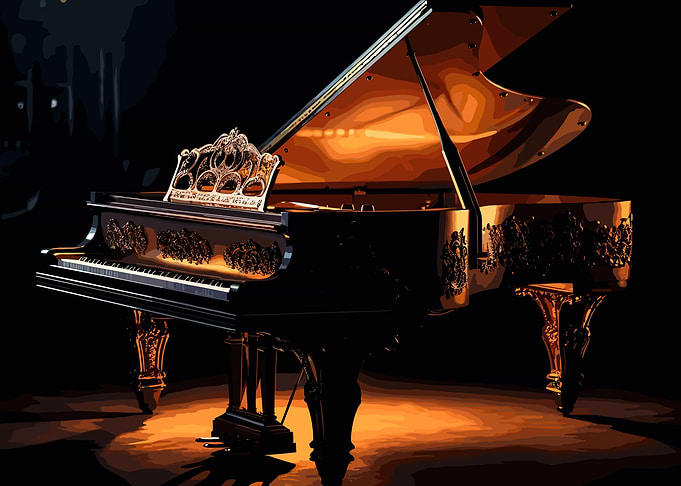 Piano Colorful