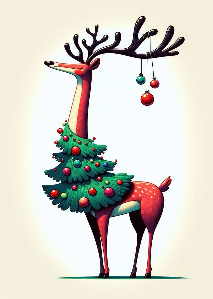 Long Neck Reindeer