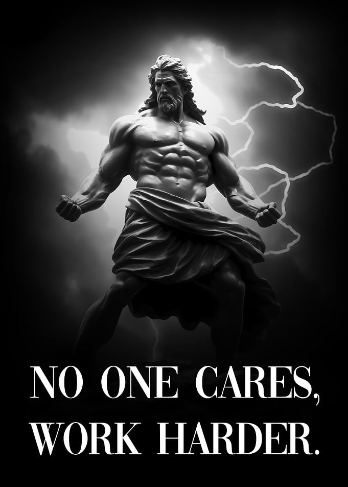 no one cares work harder