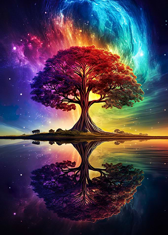 cosmic tree of life