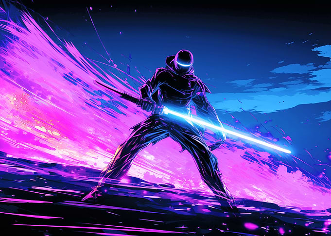 Lightsaber Warrior