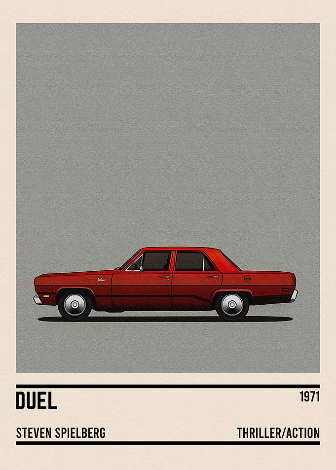 Duel car Movie Poster