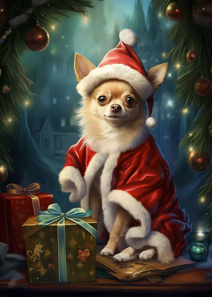 Chihuahua Christmas Time