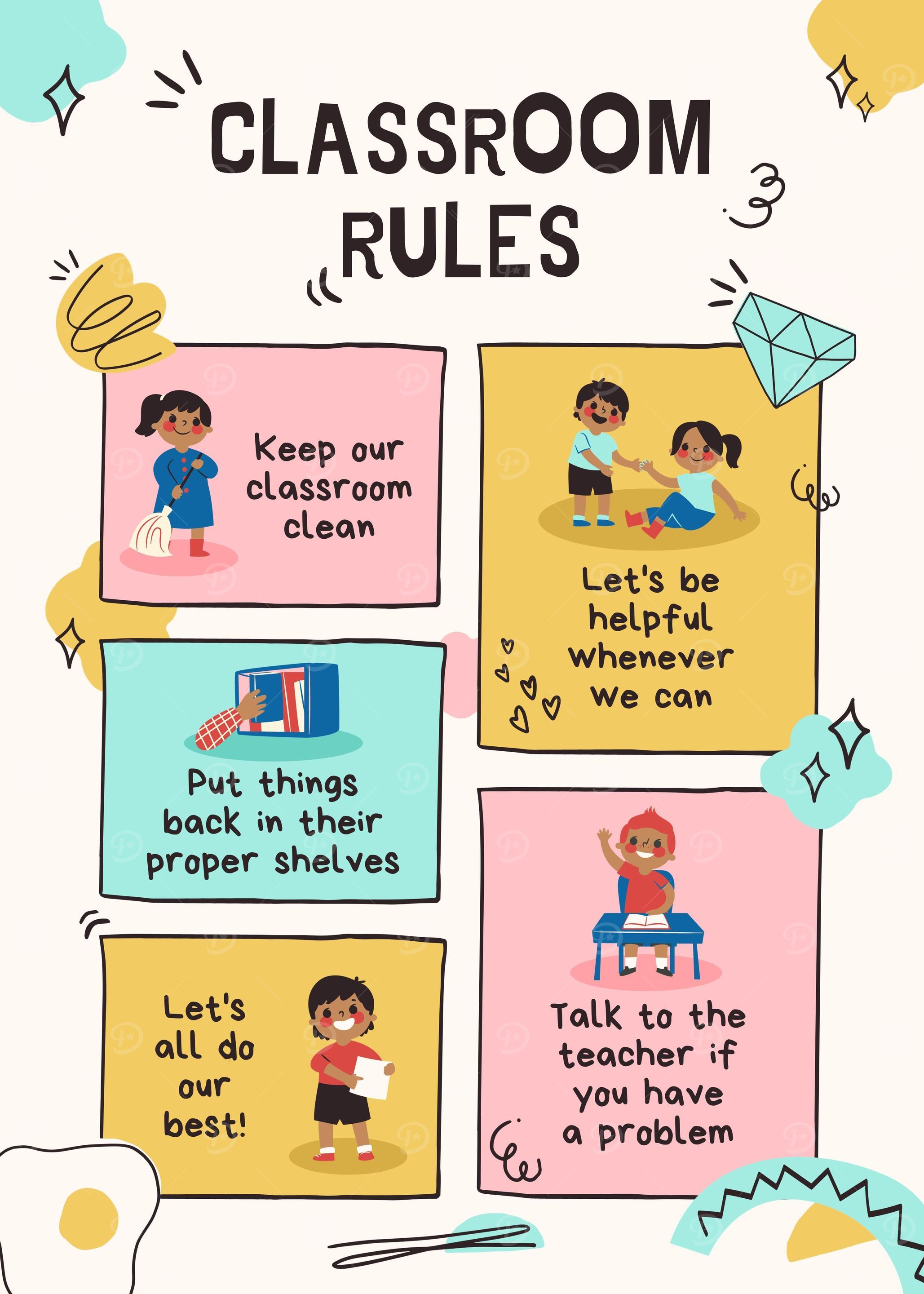 bathroom rules