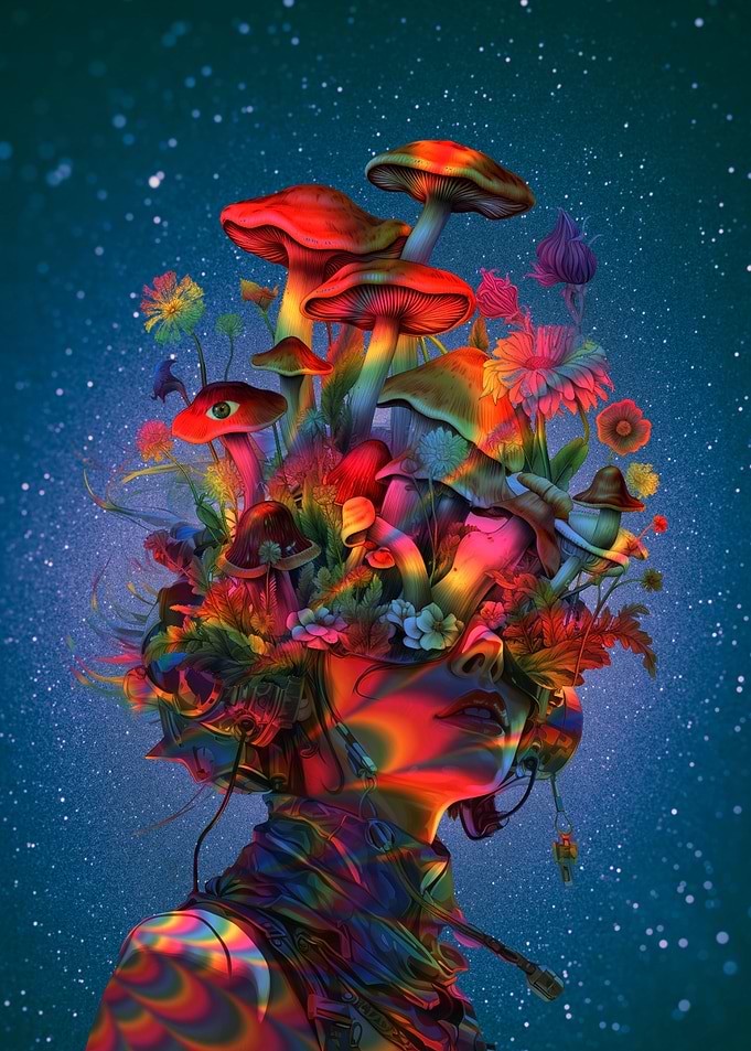 Psychedelic Floral