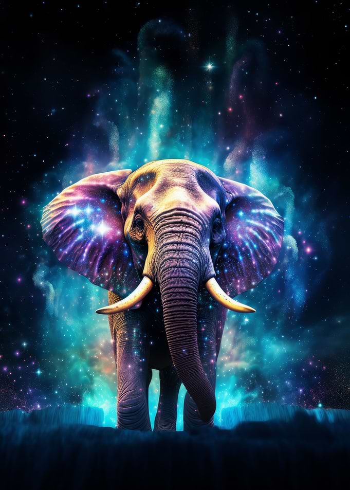 Neon Elephant Nebulae