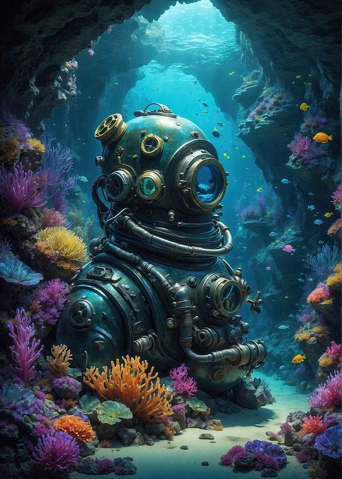 Sunken Suba Diver