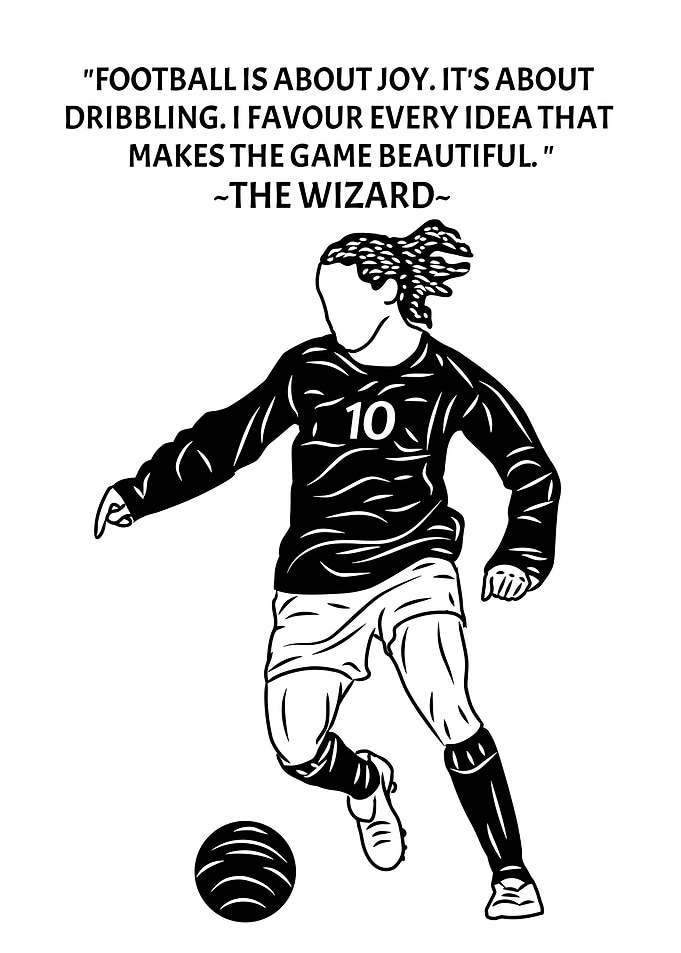 Ronaldinho Football Quote