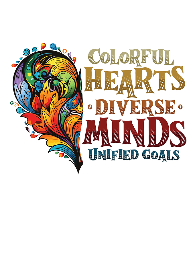 Colorful Hearts Diversity
