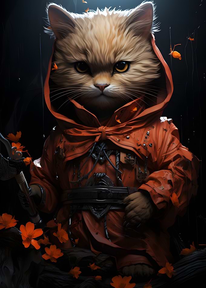 Cat Explorer in Uniform