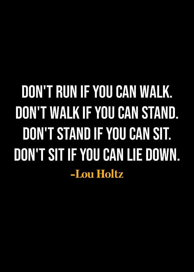 Lou Holtz Quote