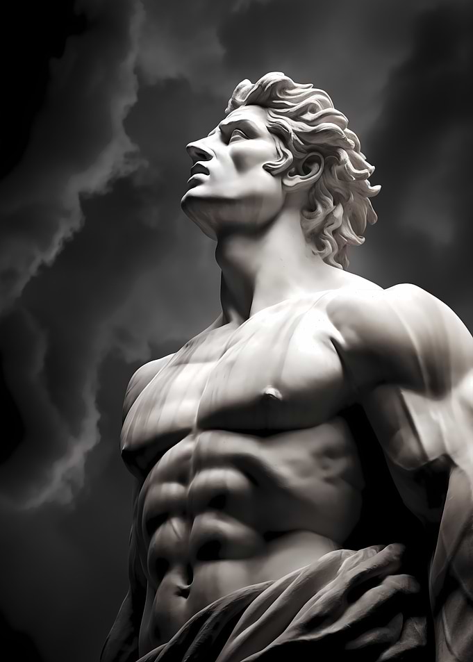 Fearless Greek God Gym Bro