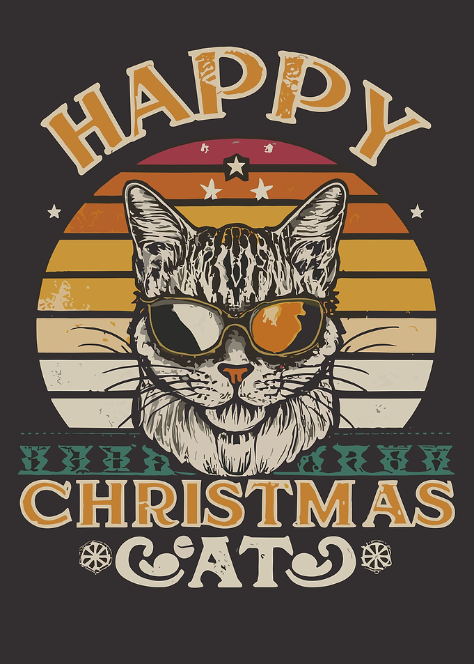 Happy Christmas Cat
