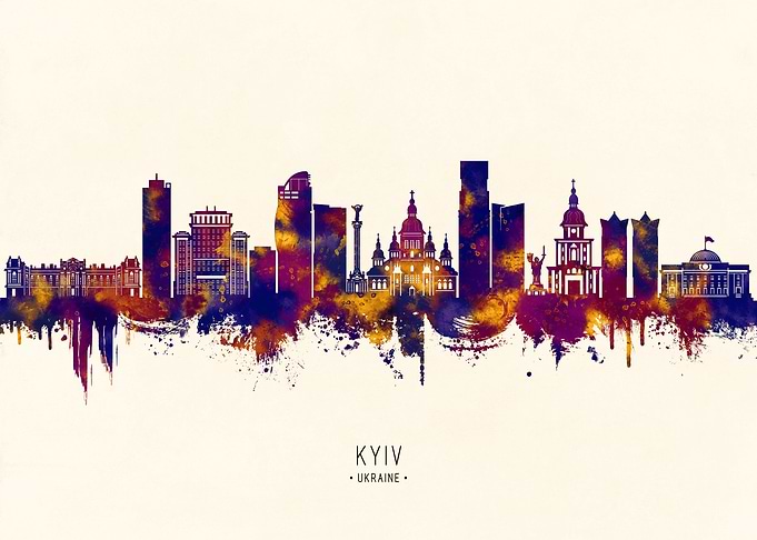 Kyiv Ukraine Skyline