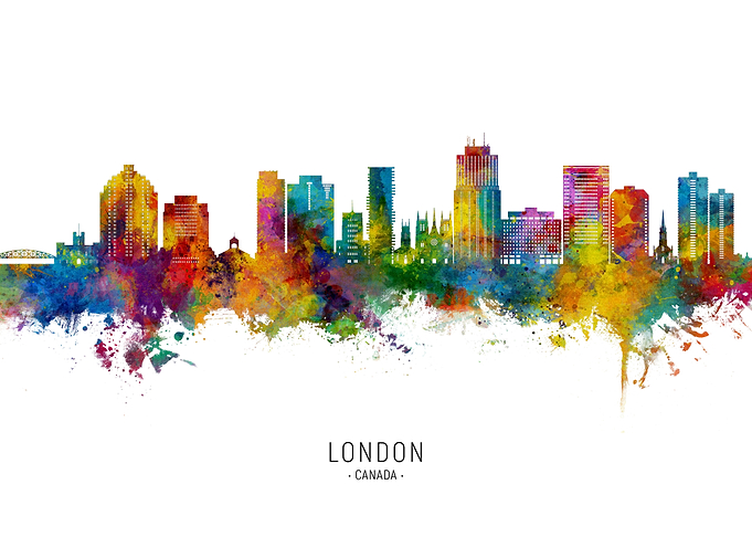 London ON Canada Skyline