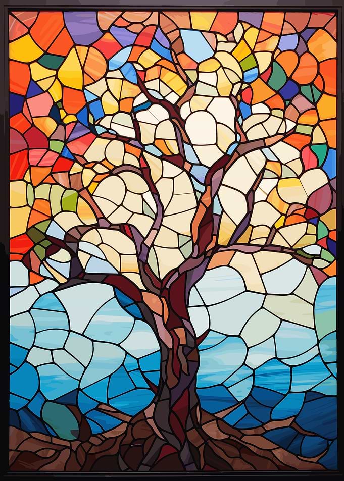 Tree of Life Stained Glass