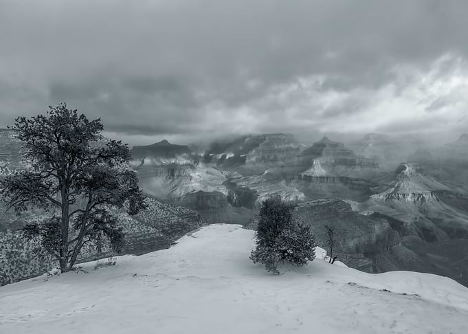 Grand Canyon BW