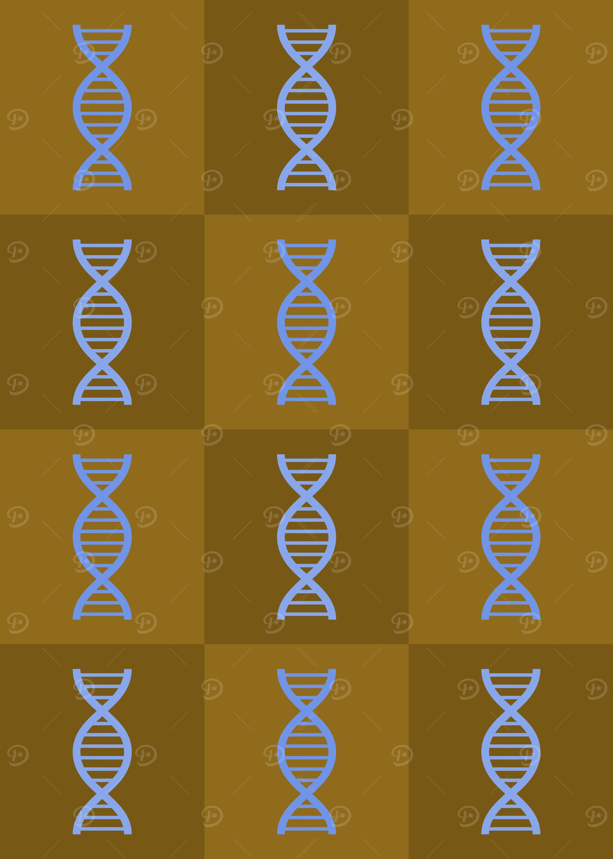 DNA Science Icons Pop Art