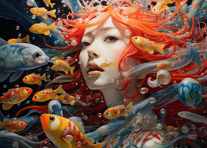 Surreal Mermaid