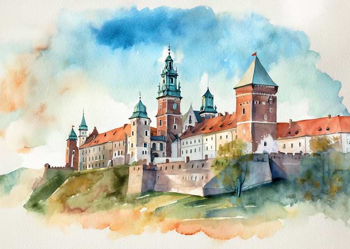 Wawel castle in Krakow