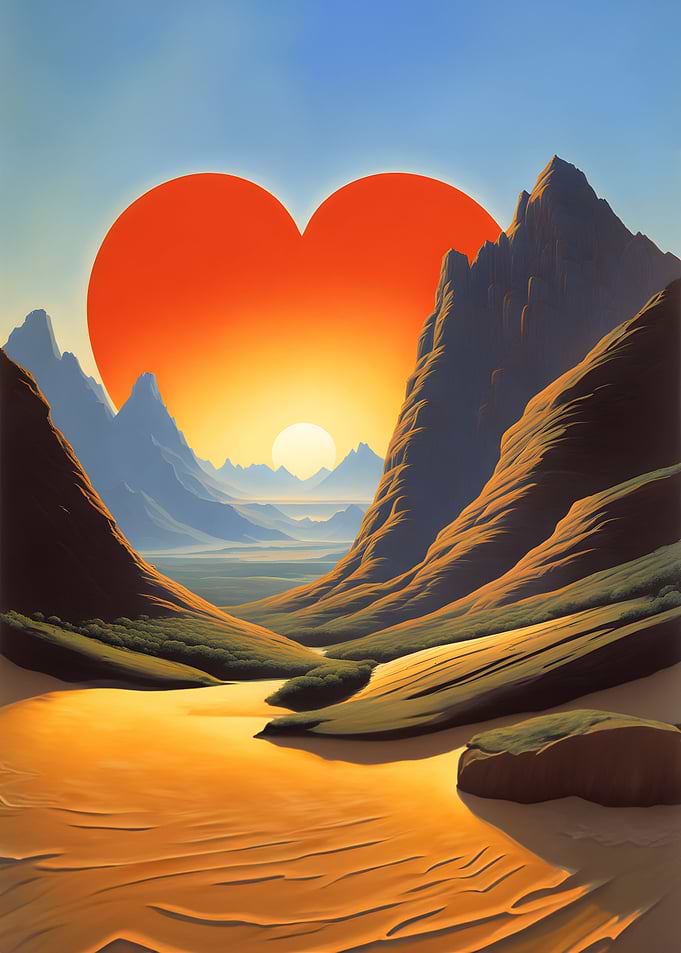 Heart Warming Landscape