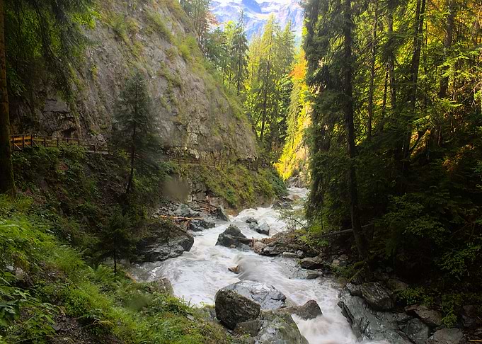 The gorge