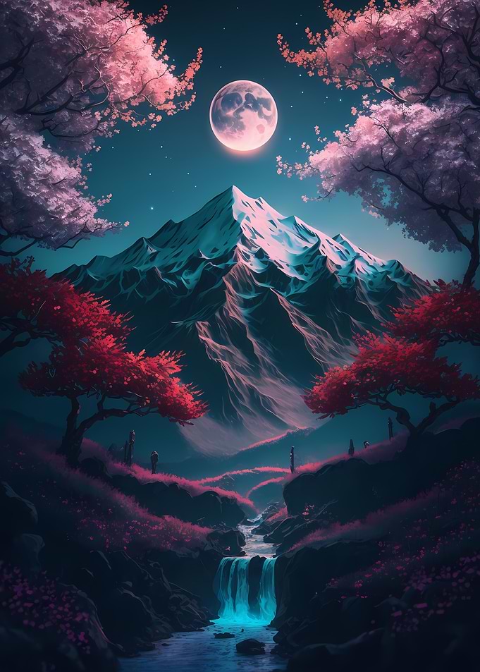 Fuji japane landscape