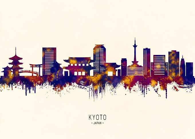 Kyoto Japan Skyline