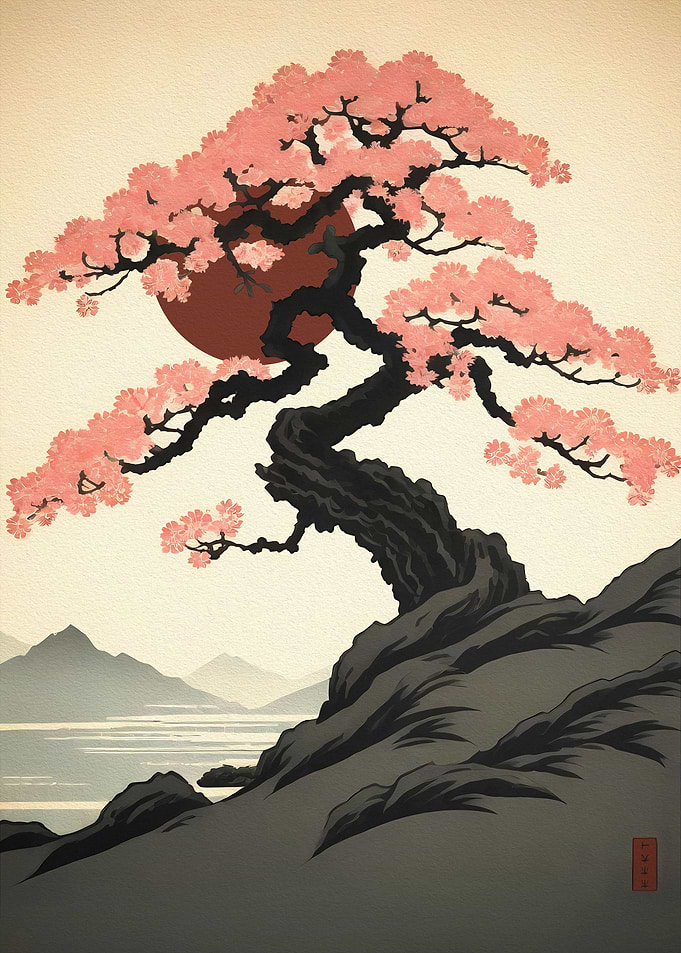 Vintage Japanese Sakura