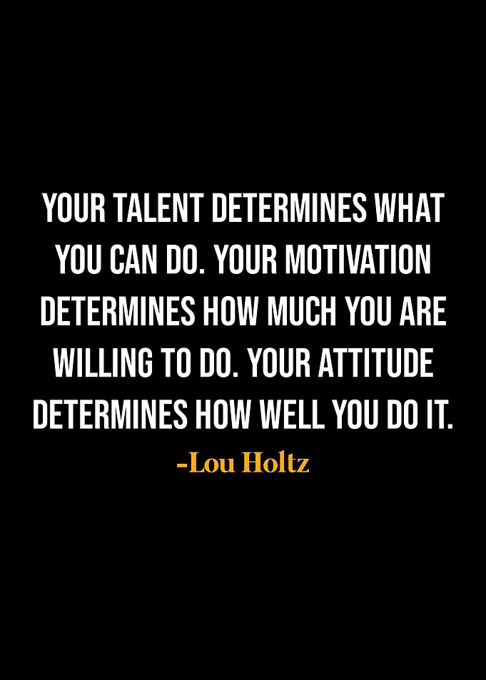 Lou Holtz Quote