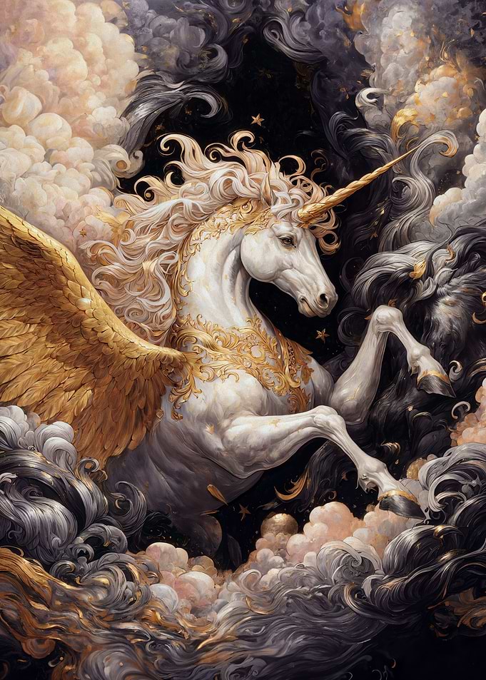Gold X Unicorn