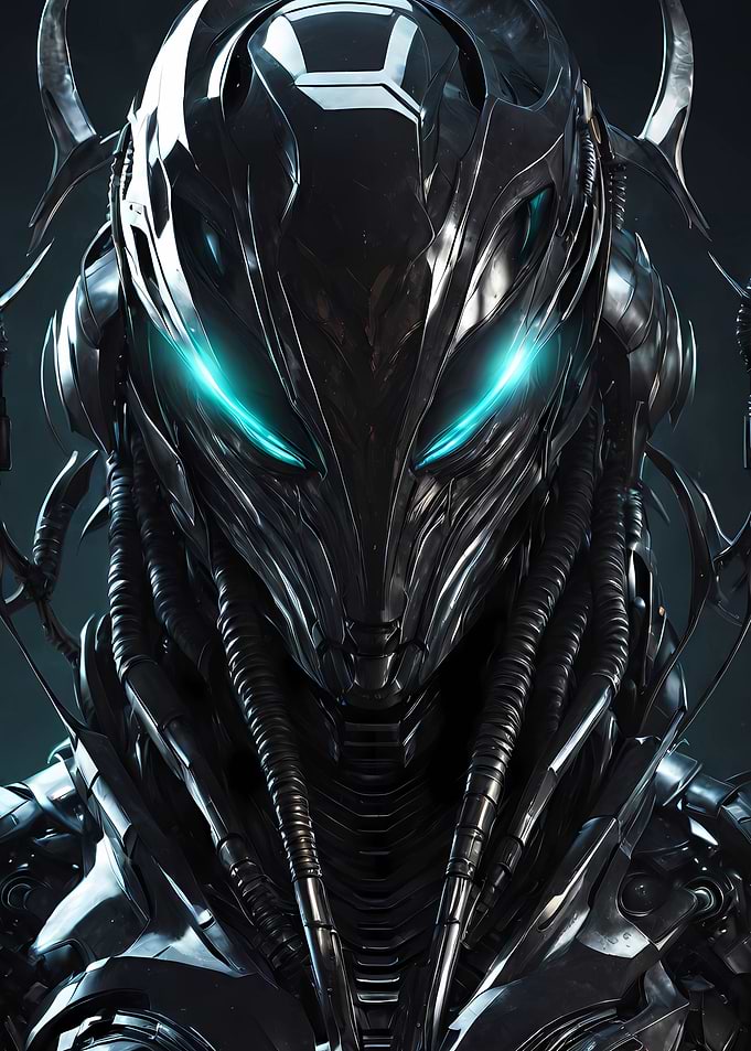 Dark cyborg art