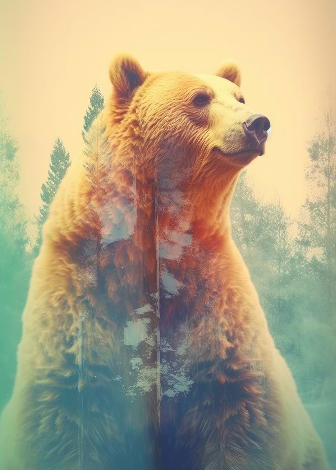 Bear Douple Exposure