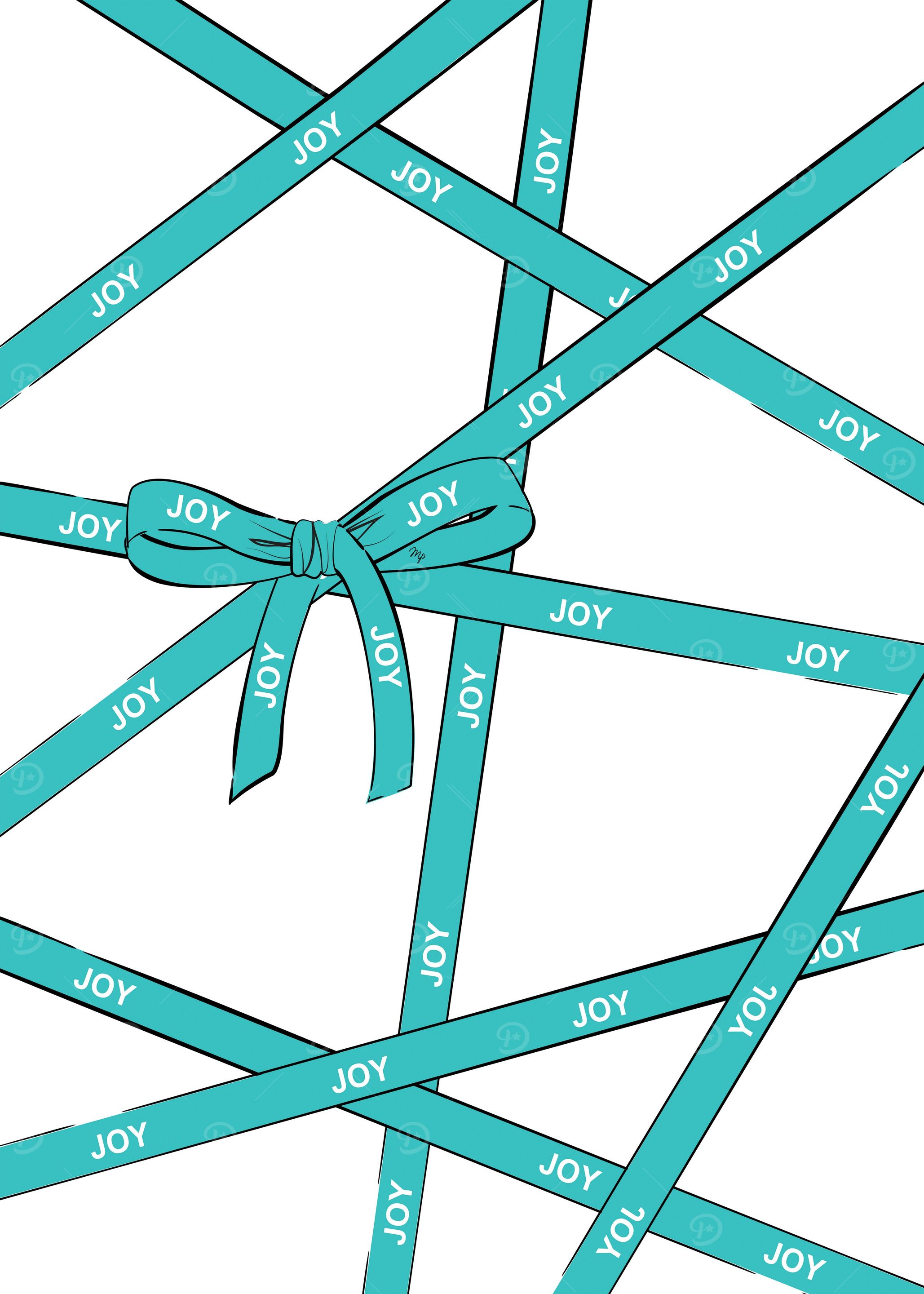 Joy ribbon gift