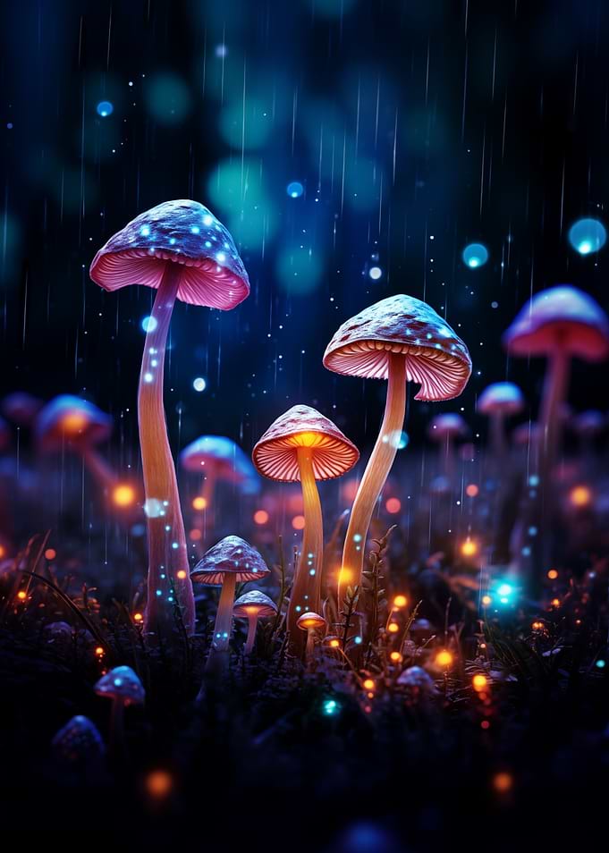 Fantasy mushrooms
