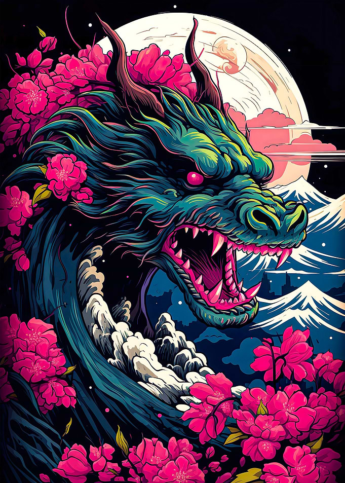 Dragon Cherry Blossoms