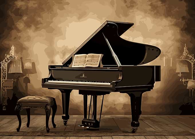 Piano Colorful