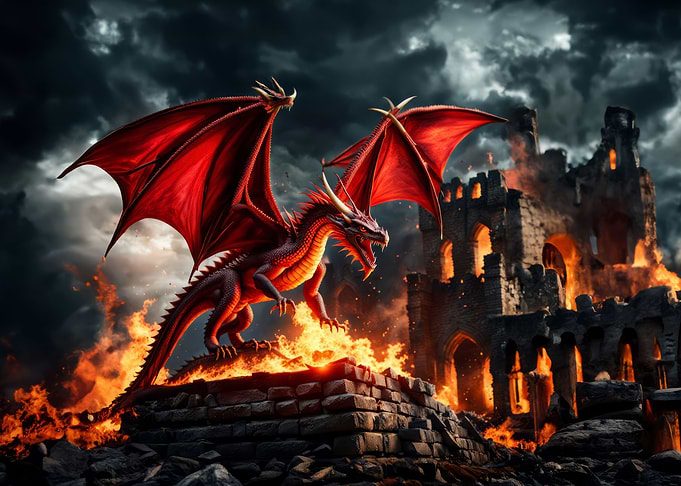 Red Dragon Roaring