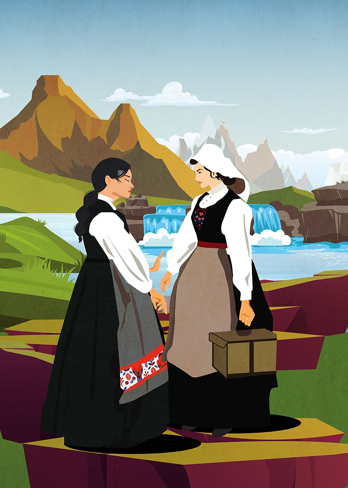 two Norwegian women
