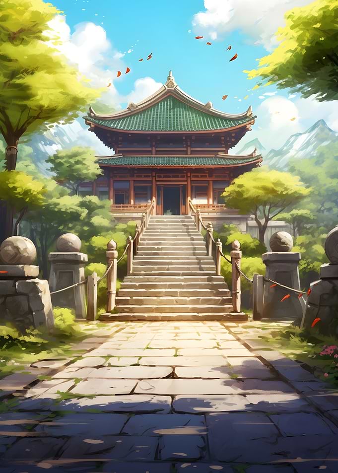 Japanese Temple Entrance