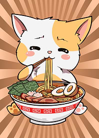 Ramen Cat Kawaii