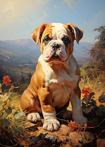 English Bulldog puppy