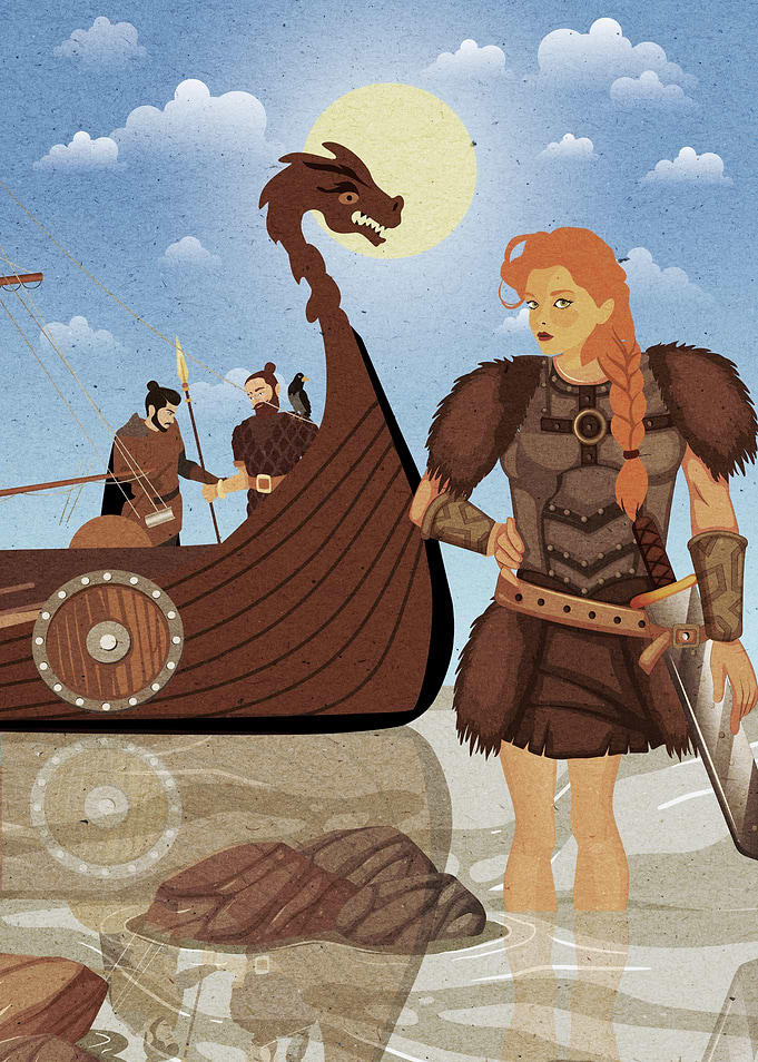 Viking warriors
