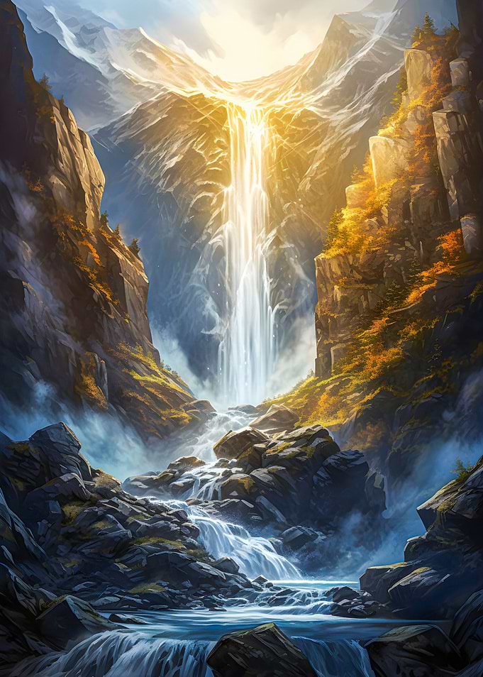Majestic Waterfall