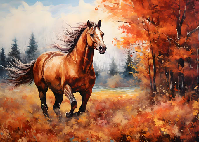 Graceful Brown Horse