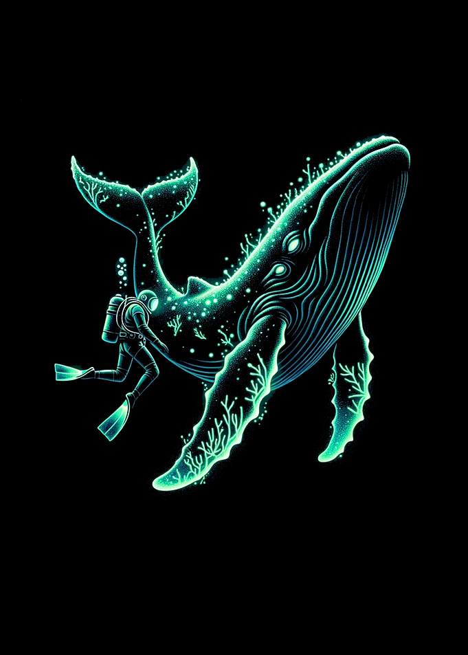 Scuba Diving Whale