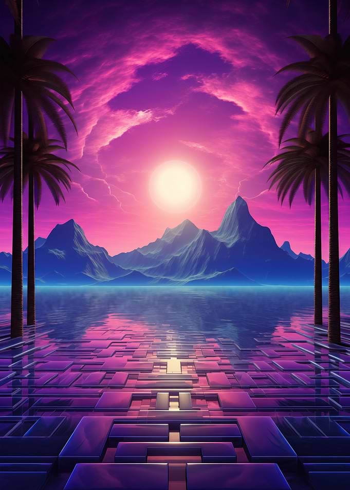 Sunset Synthwave Harmony