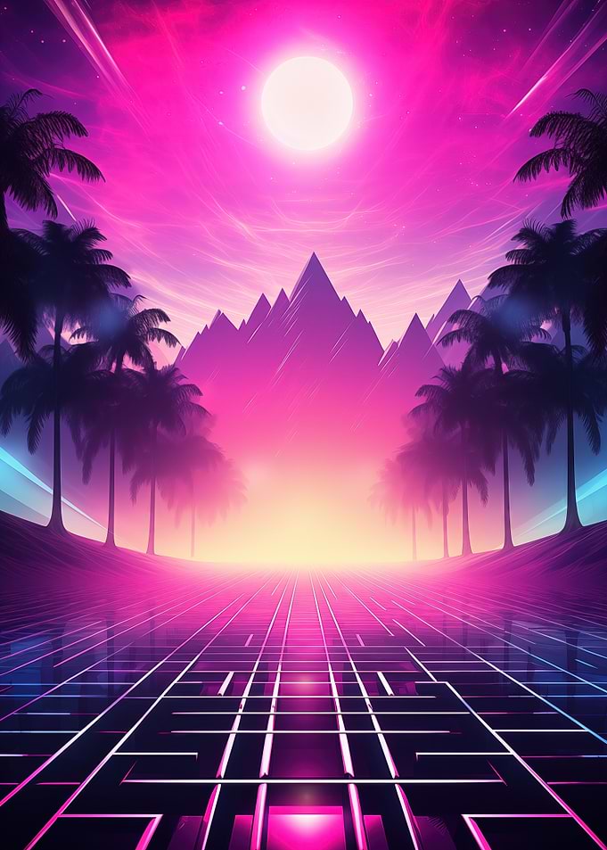 Synthwave Sunset Whispers