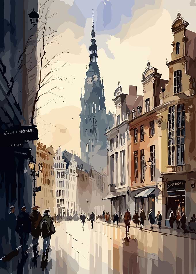 Brussels Belgium Colors