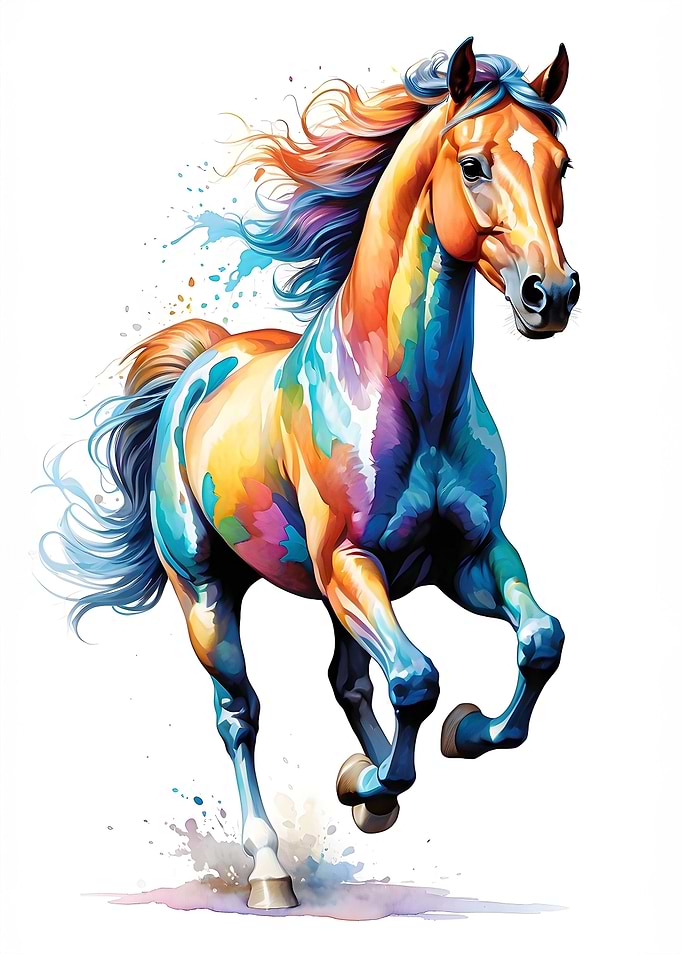 Horse Watercolor
